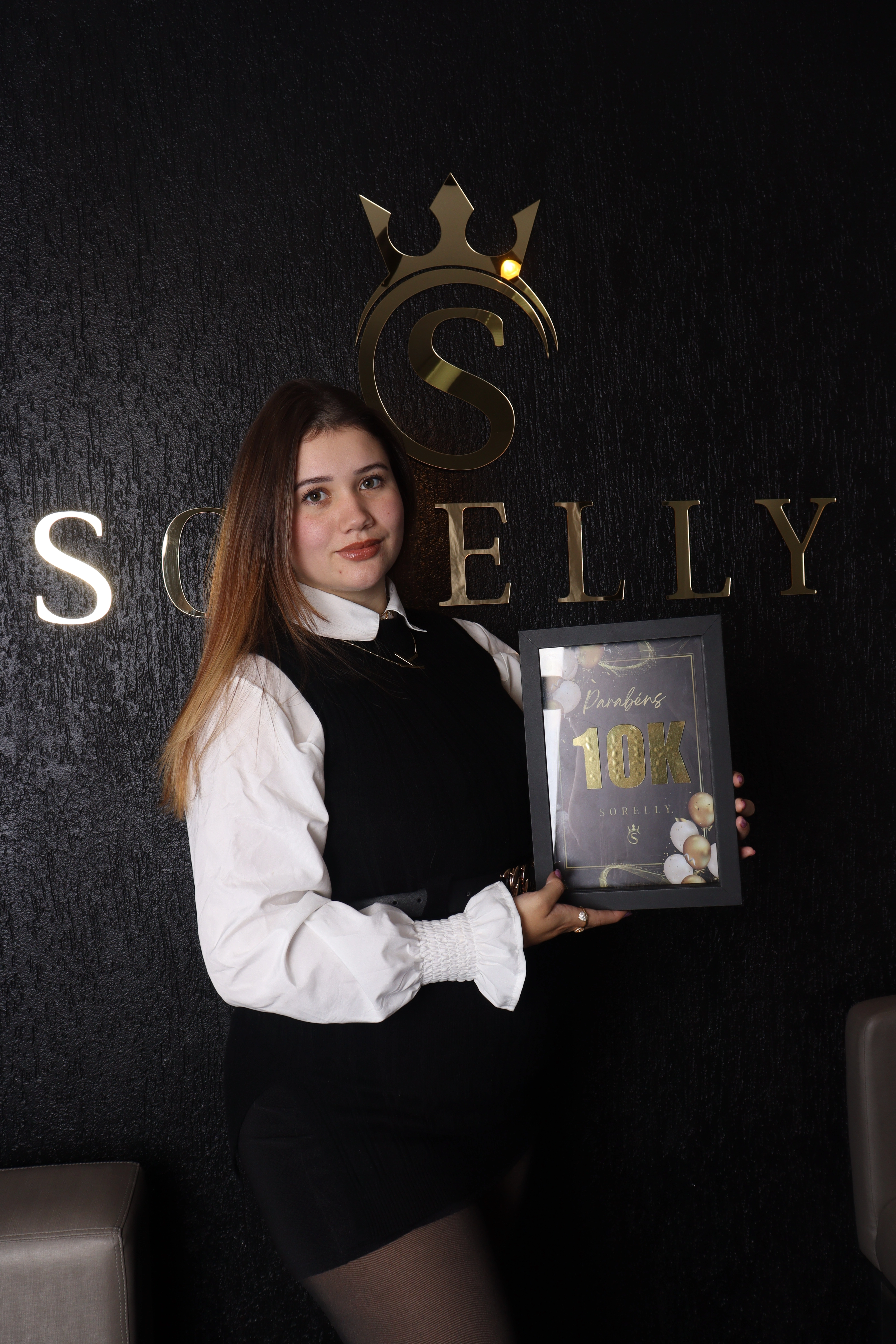 Revendedora Sorelly com prêmio de conquista
